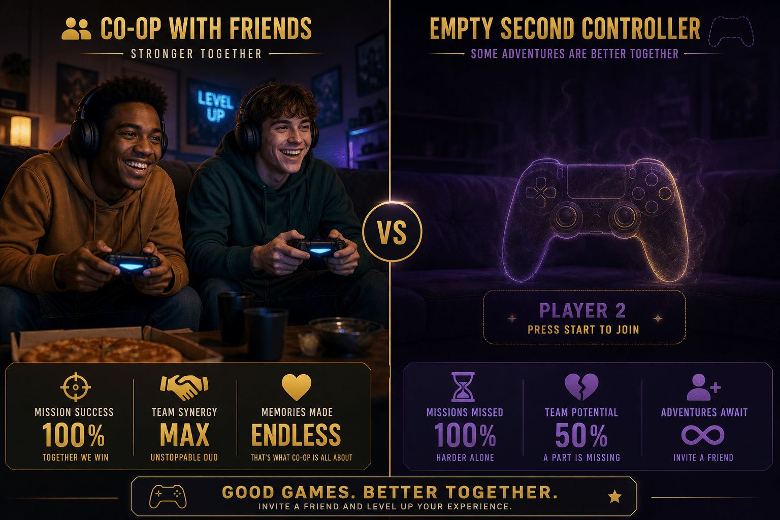 Skenario game co-op weekend