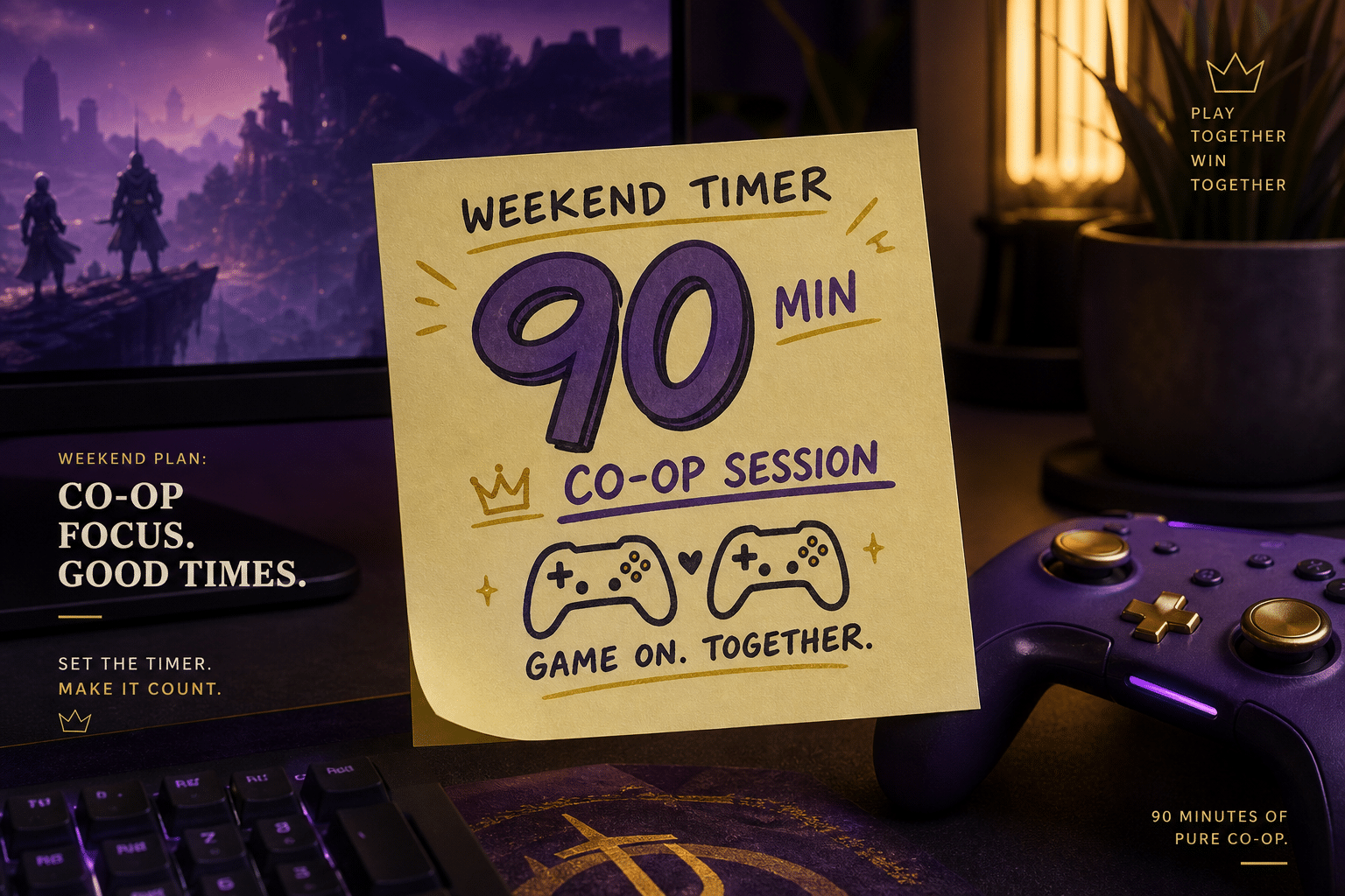 Timer game co-op weekend