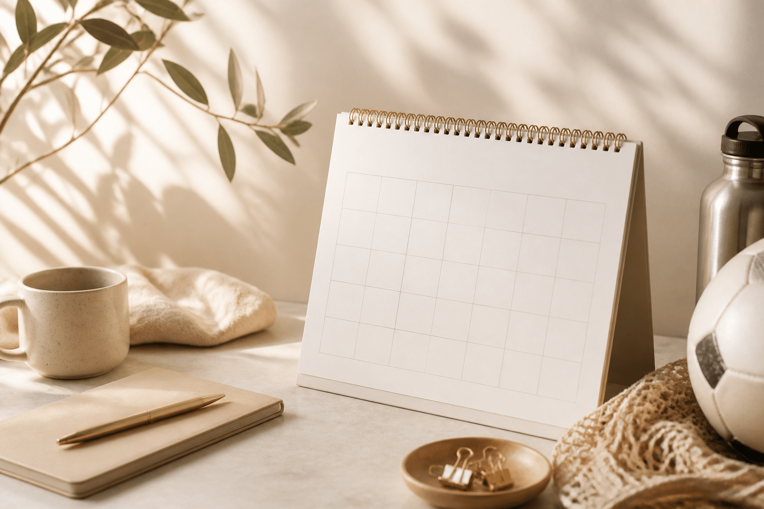 SF calendar desk