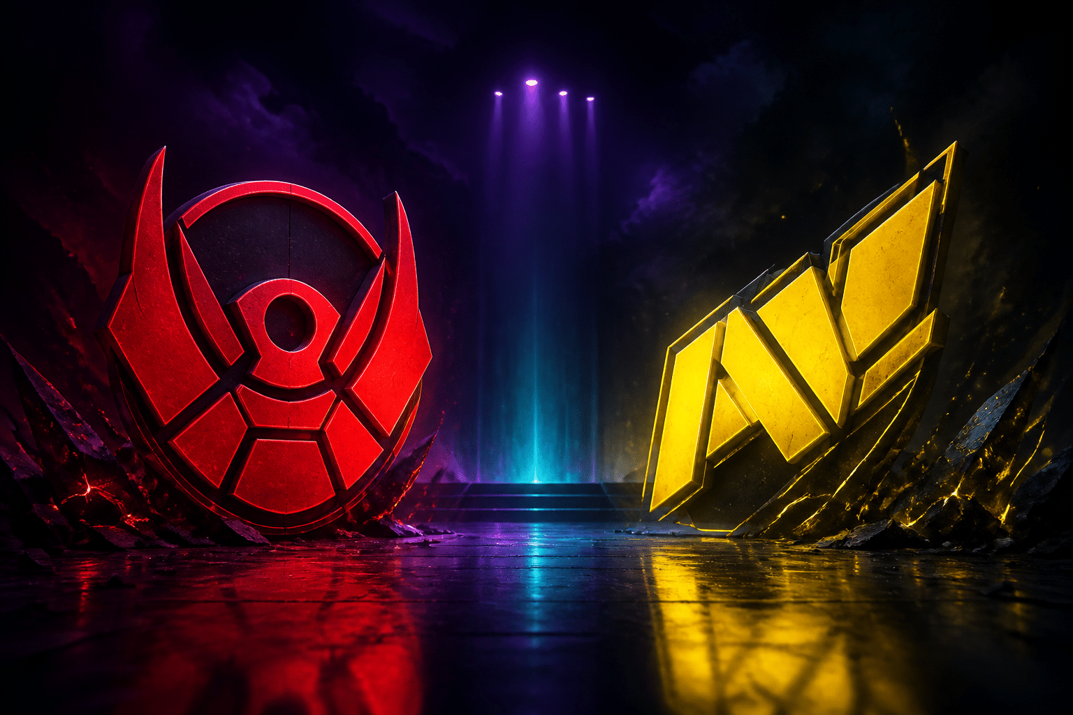 BTR vs NAVI week 3 logos