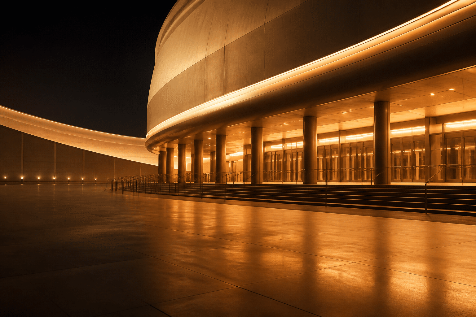 MPL night-before arena abstract