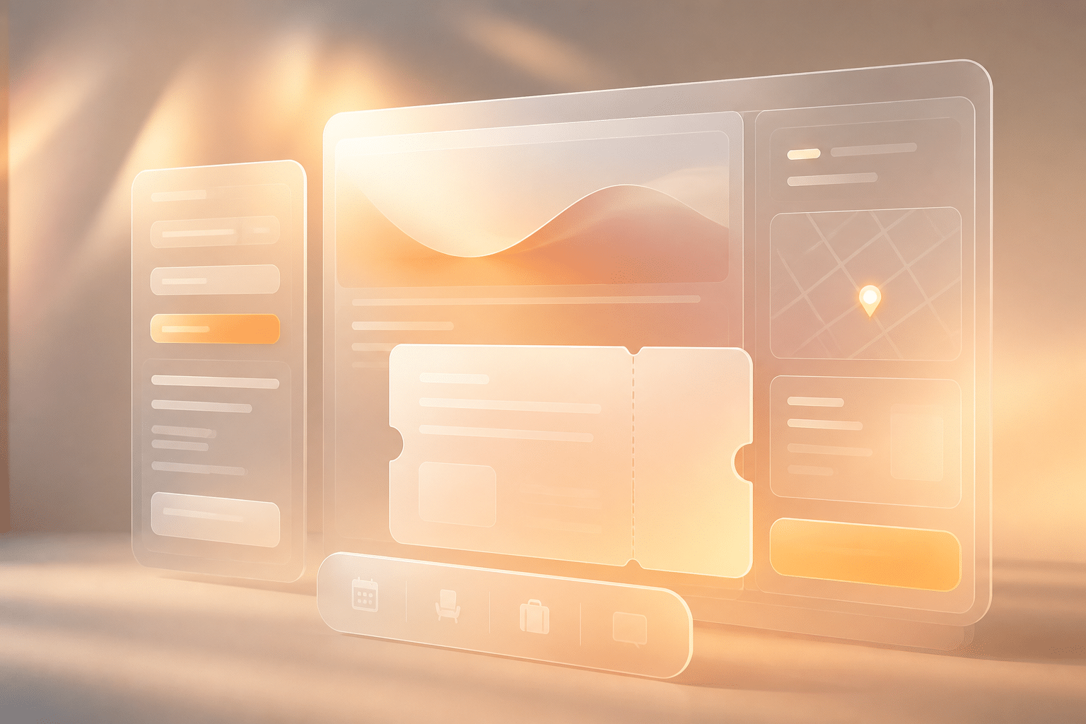 online ticket portal abstract